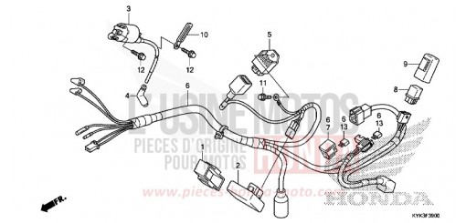WIRE HARNESS (CRF110FD/E/H/J) CRF110FD de 2013